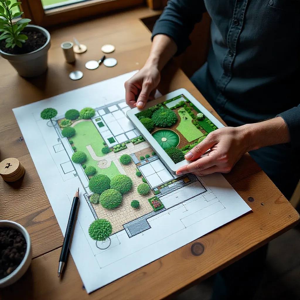 Sustainable garden transformation